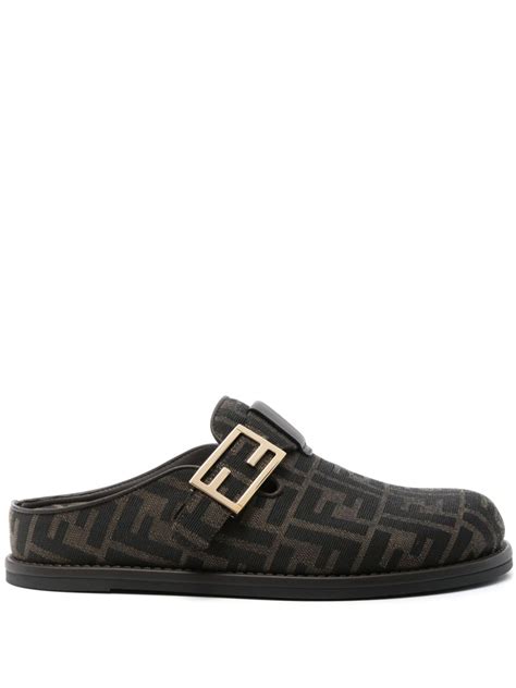 fendi feel ff motif sandals|farfetch fendi shoes.